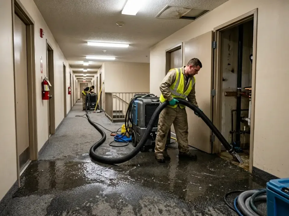 multi-unit-apartment-hallway-f-005 — frequently asked questions, Emergency Burst Pipe Water Extraction & Removal in South Ch…